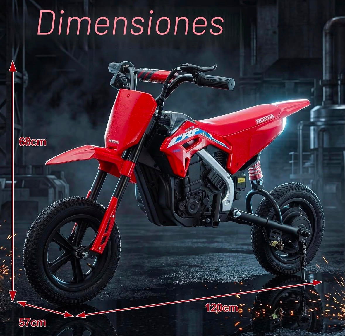 Kids’ Electric 24V Honda Dirt Bike