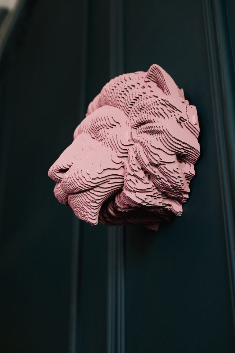 3D Wall Mountable Lion Cardboard Structure Puzzle
