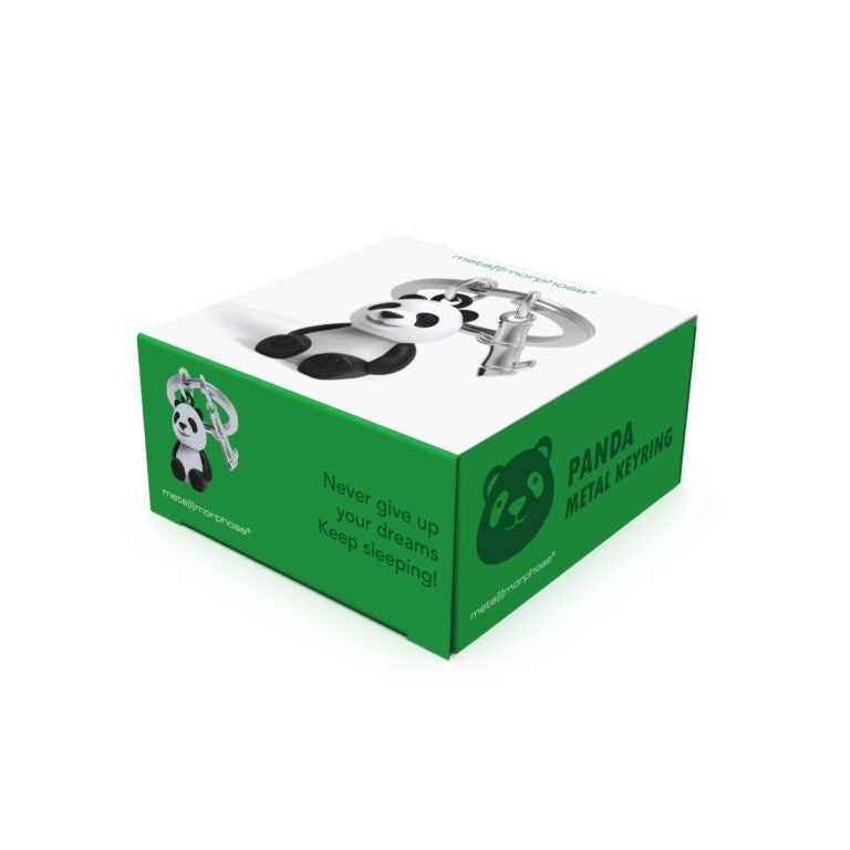 Stainless Steel Keyring - Panda