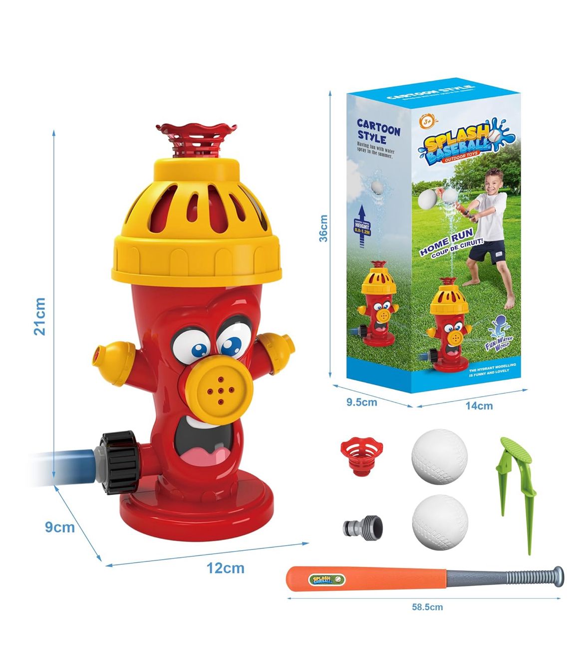 Splash Baseball Water Toy Set