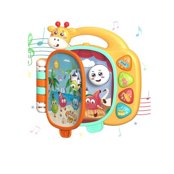 Giraffe Musical Activity Toy - Interactive Baby Sound Book