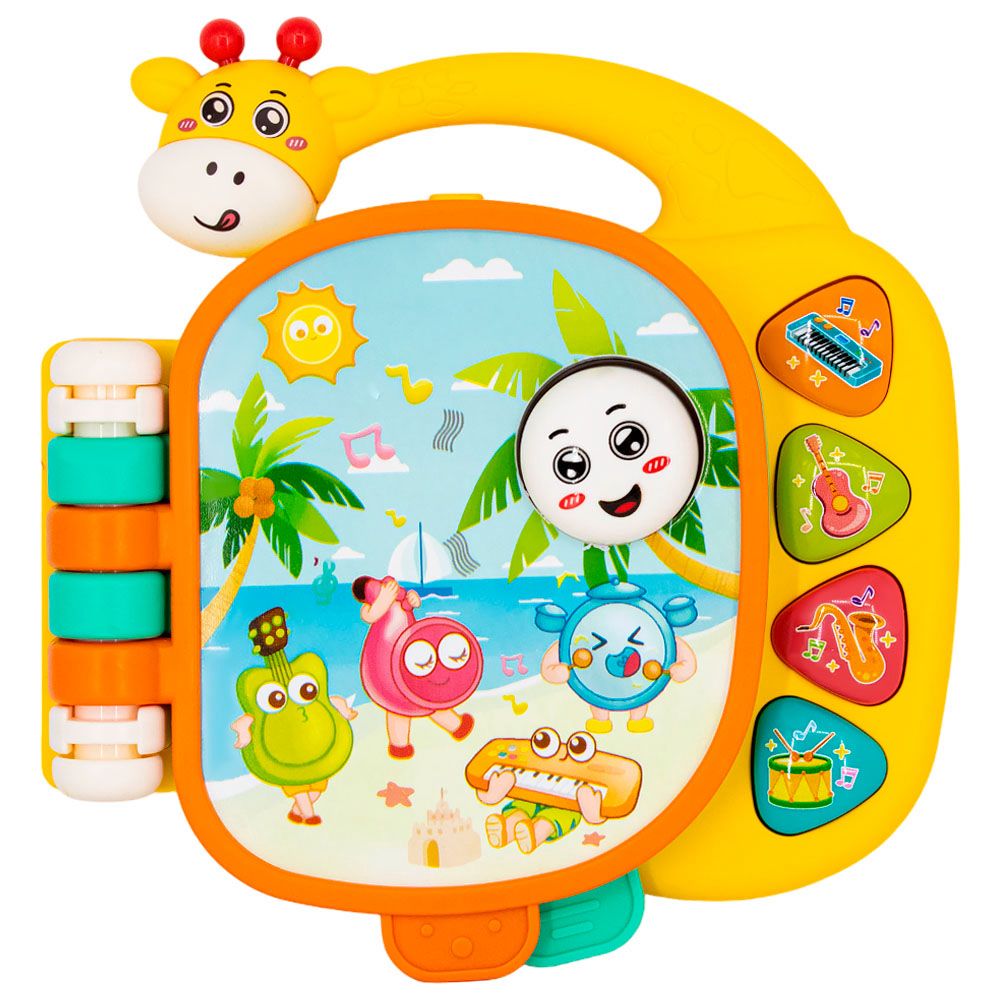 Giraffe Musical Activity Toy - Interactive Baby Sound Book