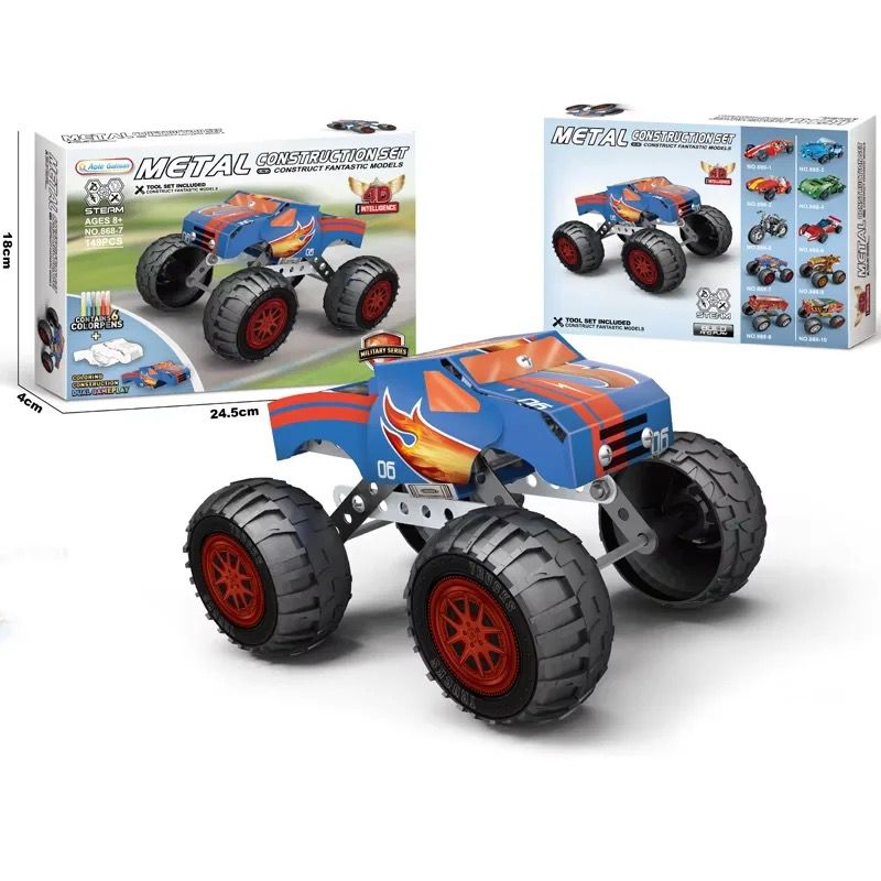 Metal Construction DIY Monster Truck