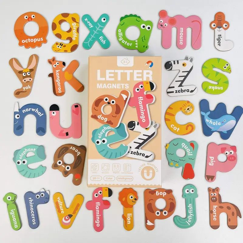 Animal Magnetic Alphabet Letters - Lower Case
