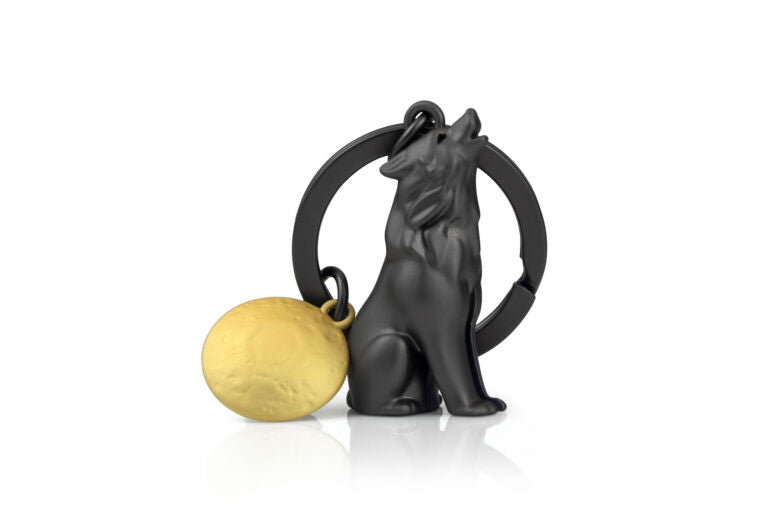 Stainless Steel Keyring - Wolf Pack