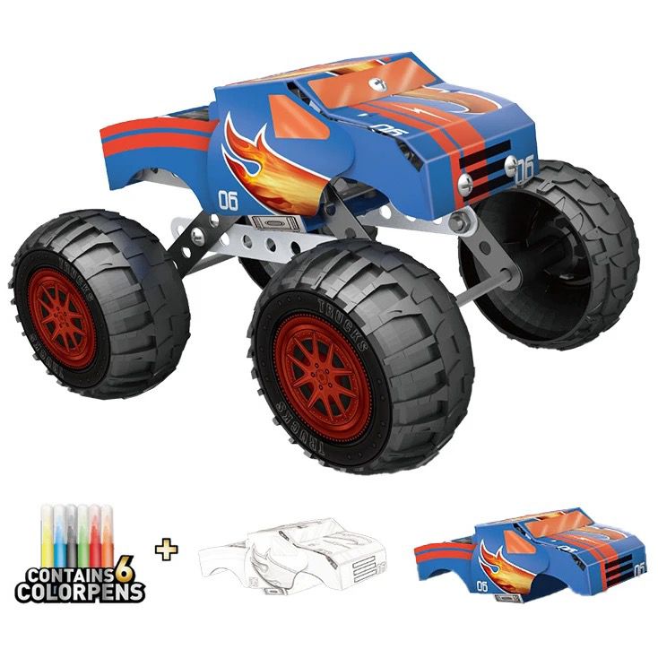 Metal Construction DIY Monster Truck