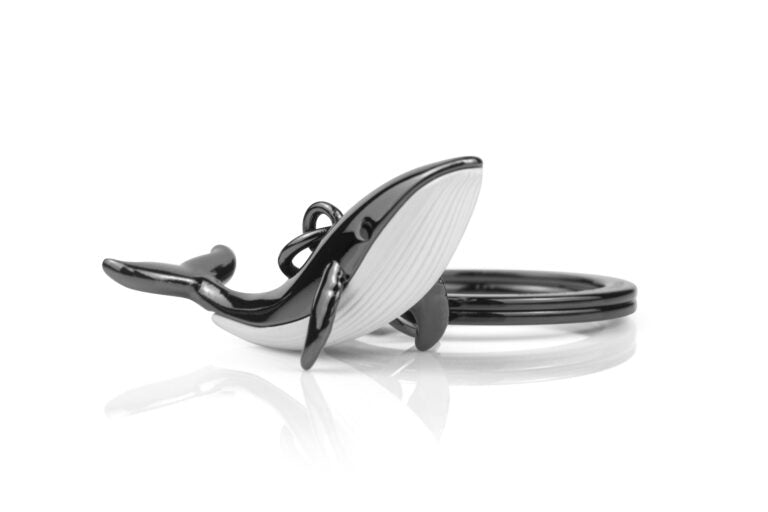 Stainless Steel Keyring - Whale