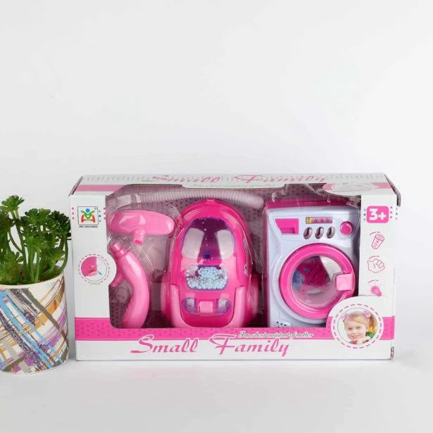 Vacuum Cleaner & Washing Machine Play Set
