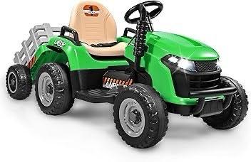 Kids Electric Ride On - Tractor & Trailer