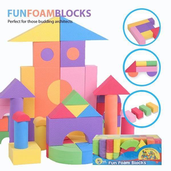 Eva Foam Building Blocks (50 Piece)