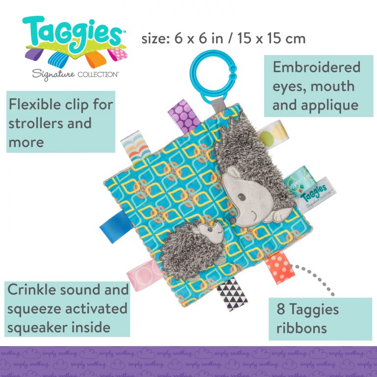 Taggies Crinkle Me Heather Hedgehog