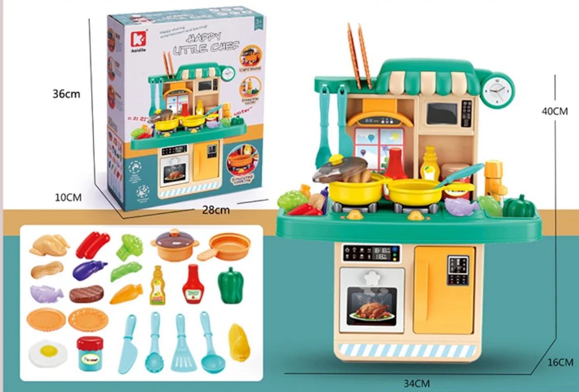 Happy Little Chef Mini Play Kitchen