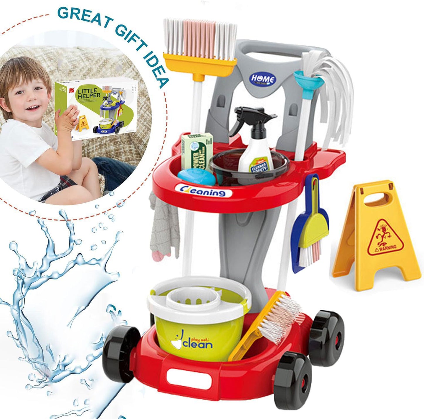 Cleaning Trolley Play Set
