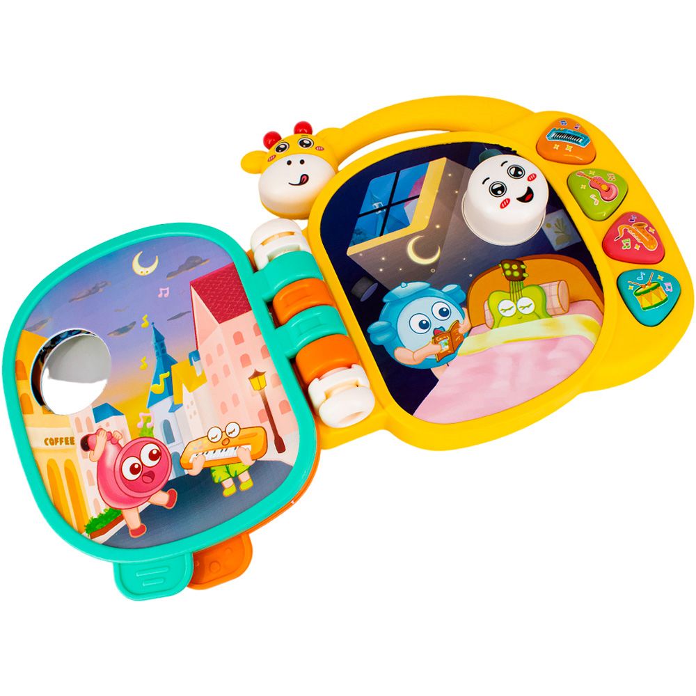 Giraffe Musical Activity Toy - Interactive Baby Sound Book