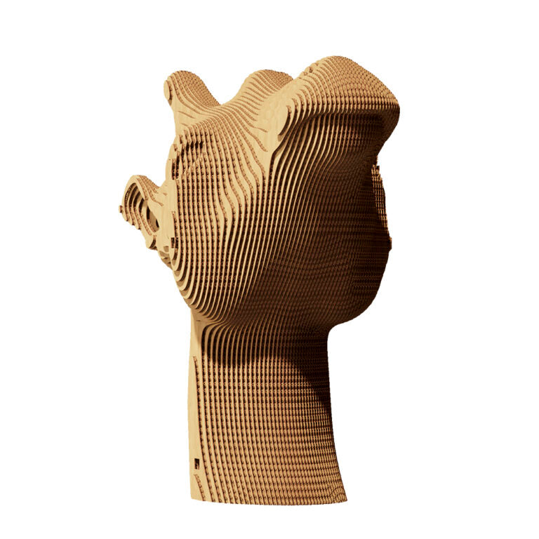 3D Giraffe Cardboard Sculpture Puzzle