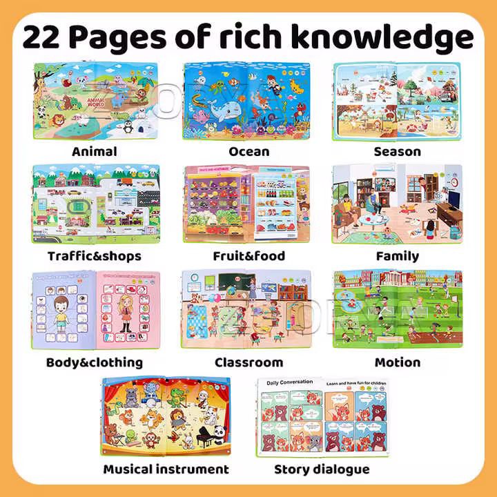 Intelligence Book - Interactive Learning Book for Kids