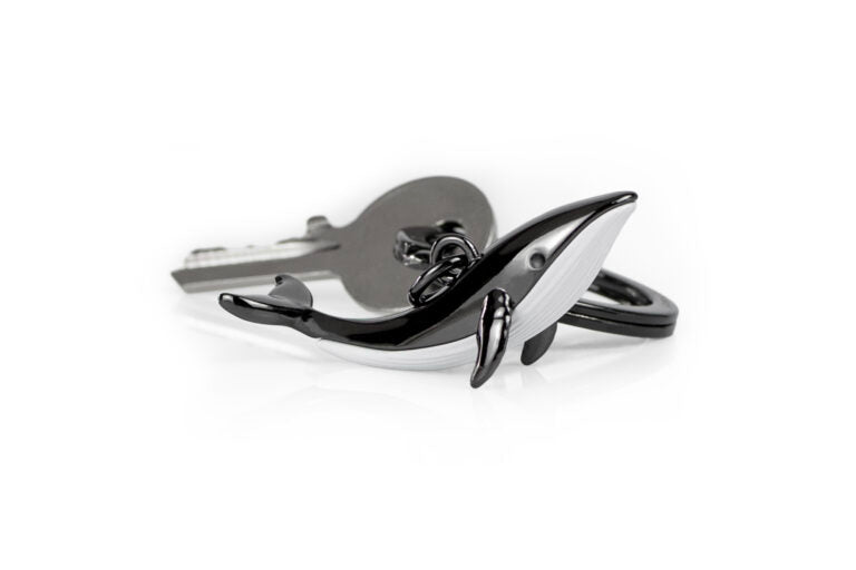 Stainless Steel Keyring - Whale