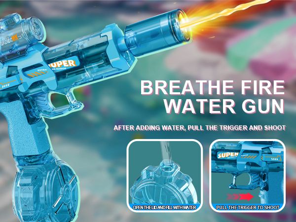 Electric Water Gun - Rechargeable High-Pressure Water Blaster
