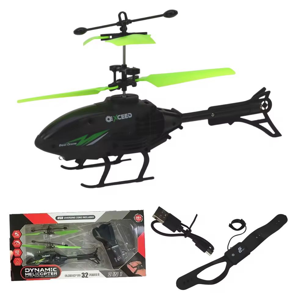 Remote Controlled (RC) Helicopter with Hand-Gesture Sensor