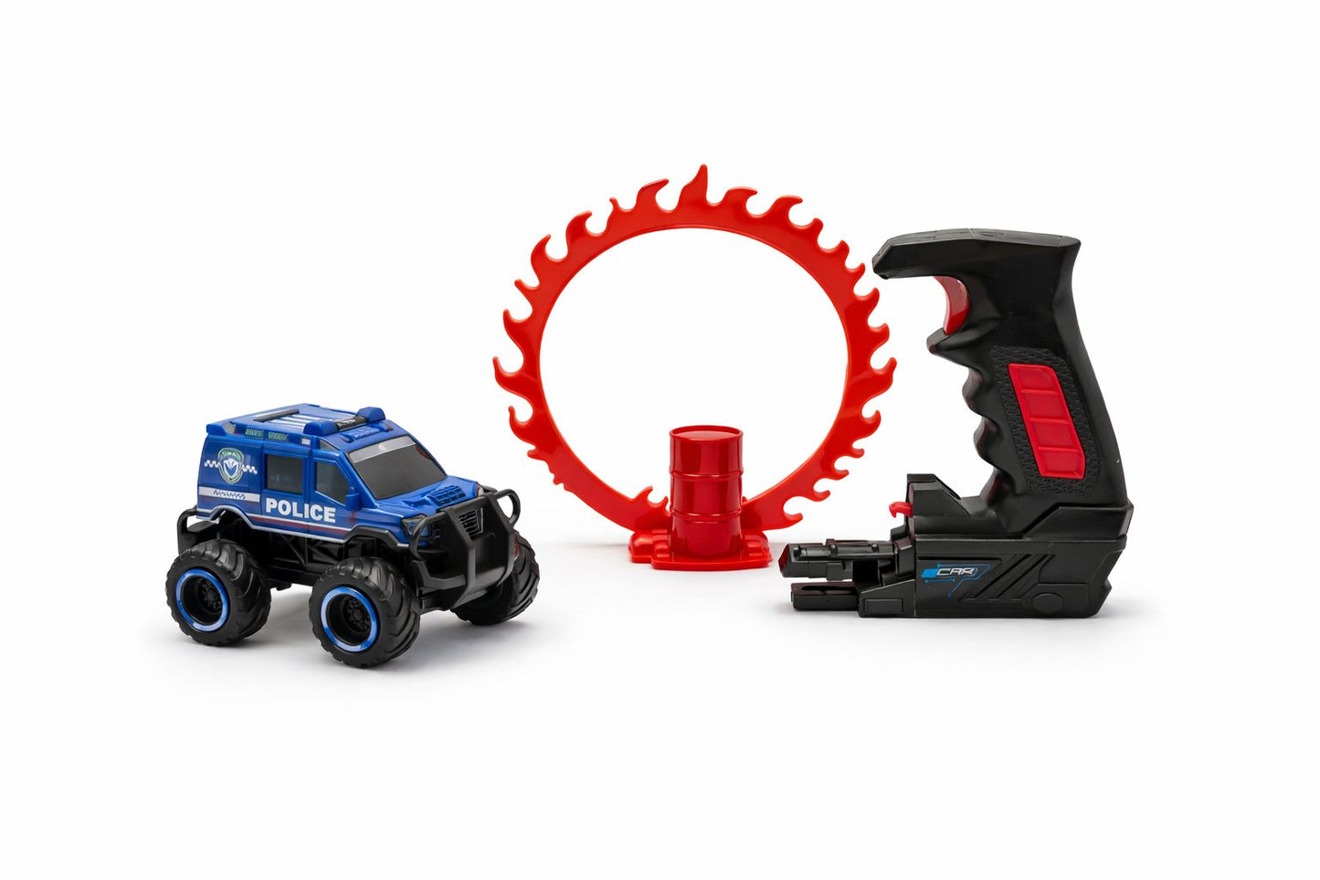 Police Truck Speed Launcher Stunt Playset