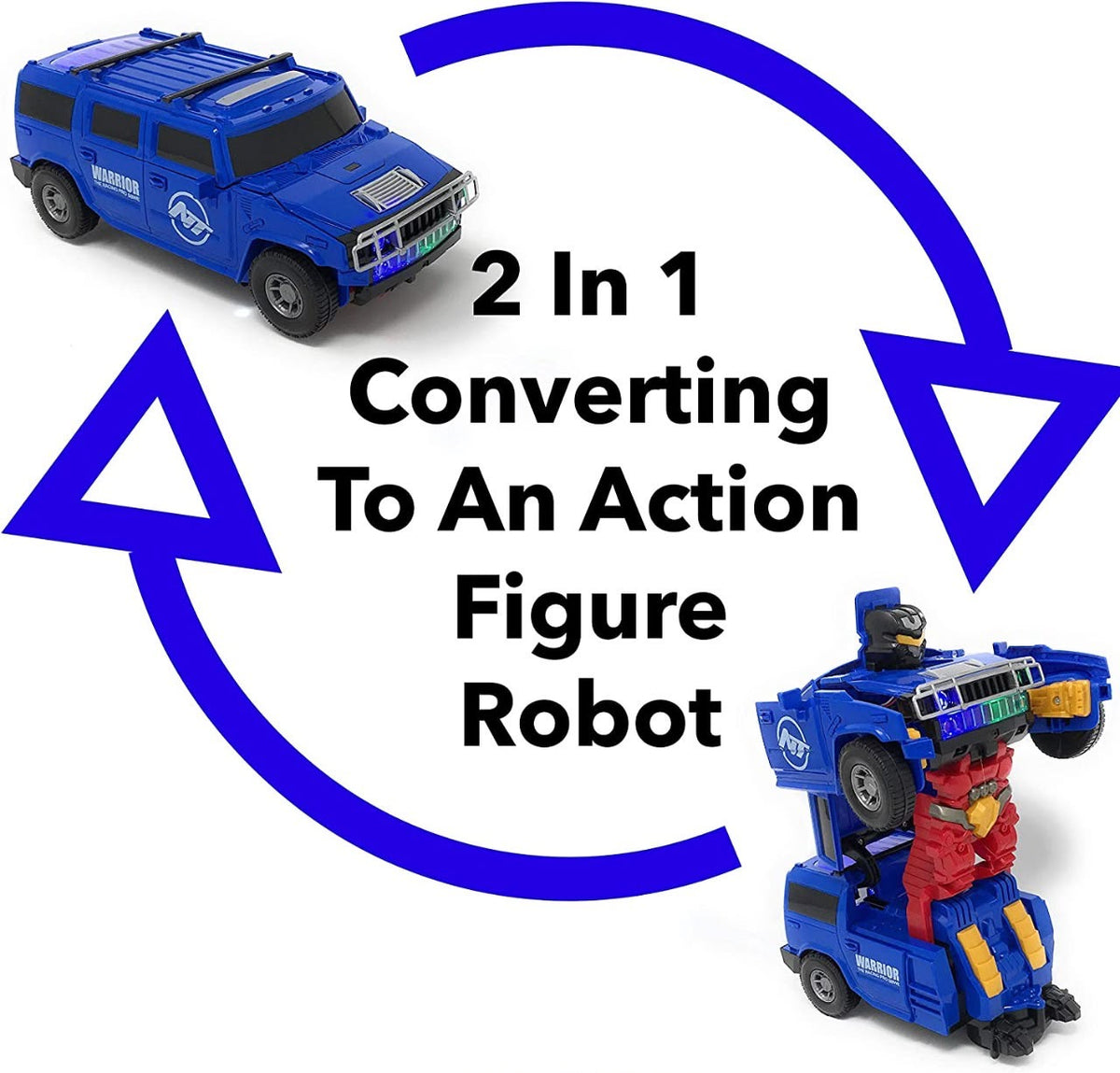 Warrior 2-in-1 Transforming Car Robot