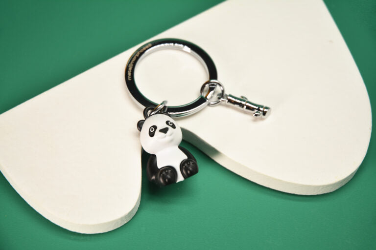Stainless Steel Keyring - Panda