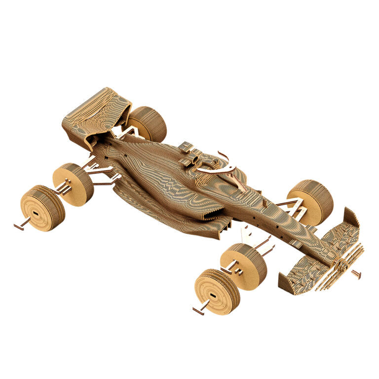 3D Racing Car Cardboard Structure Puzzle