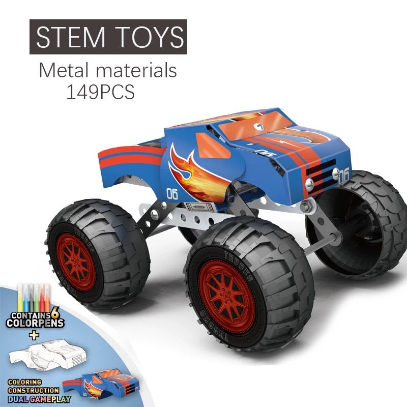 Metal Construction DIY Monster Truck