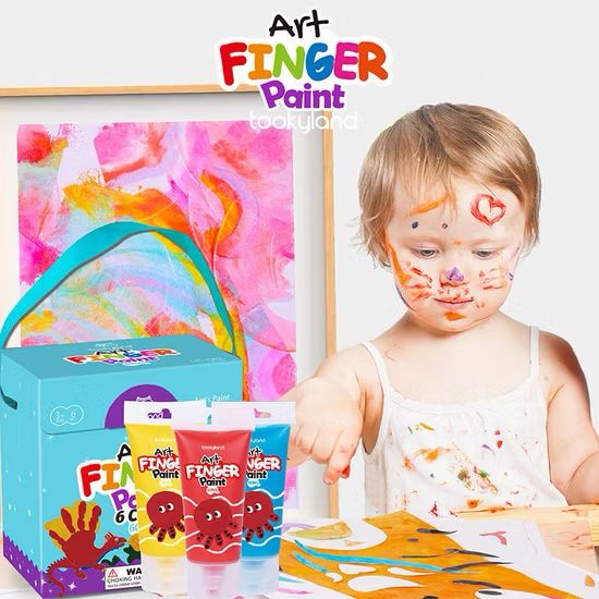 Art Finger Paint (6 Washable Colours)