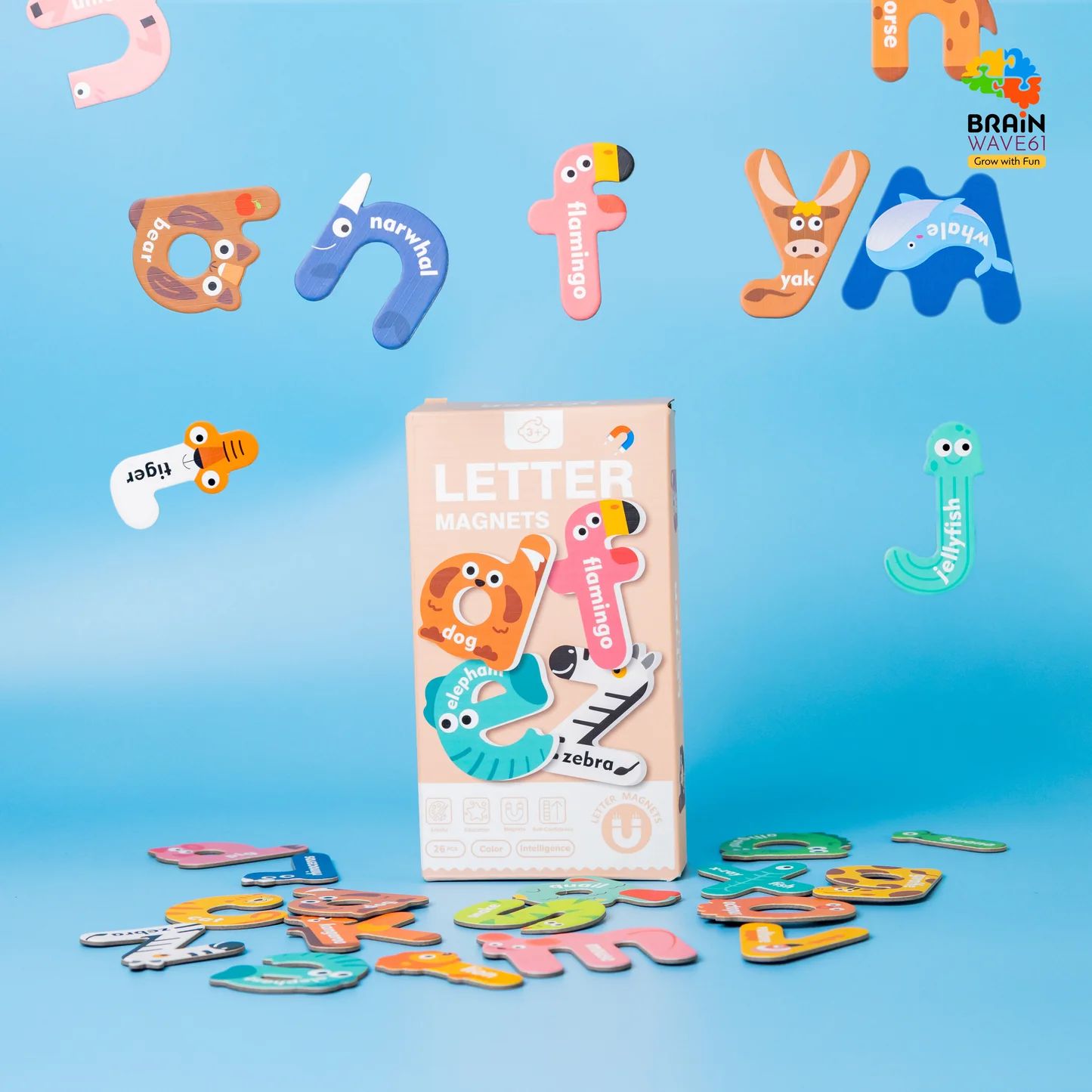Animal Magnetic Alphabet Letters - Lower Case
