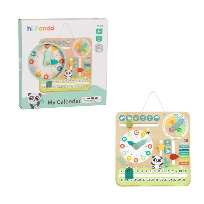 My Calender Interactive Wooden Learning Board
