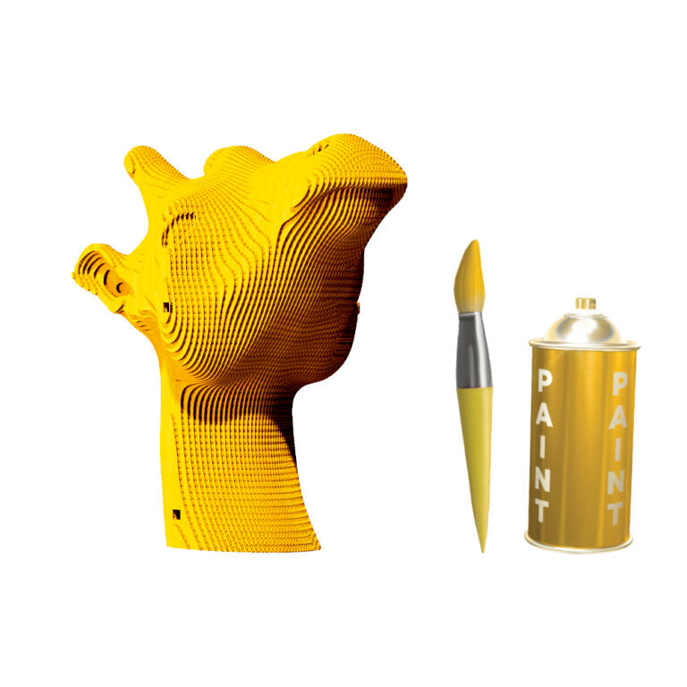 3D Giraffe Cardboard Sculpture Puzzle