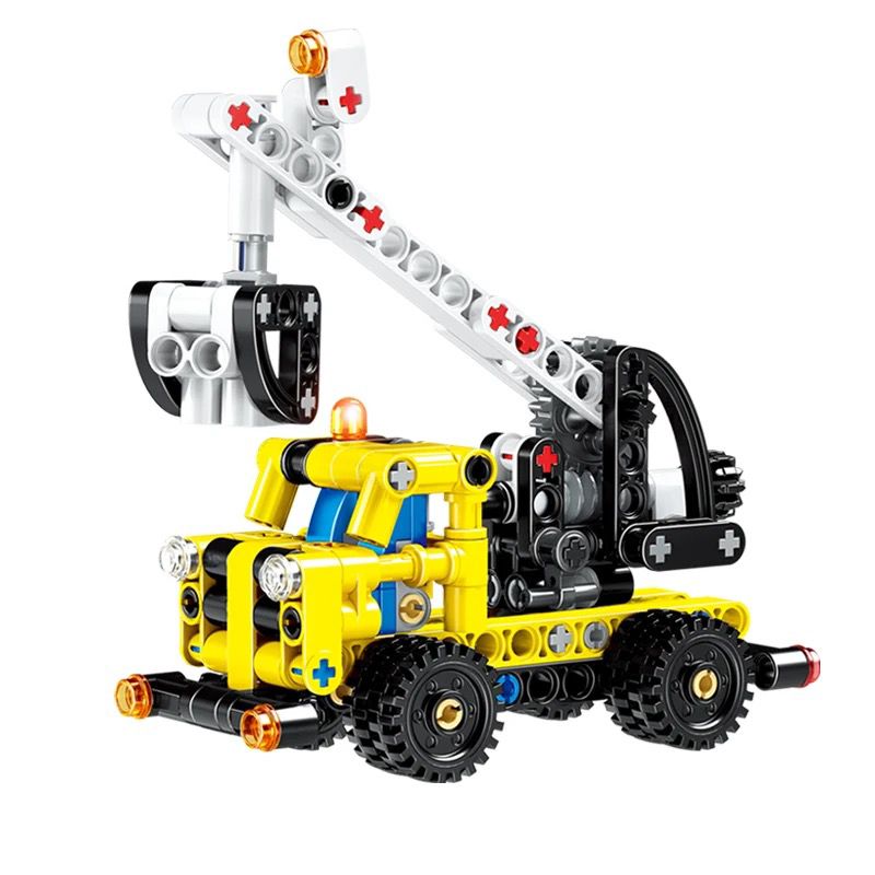 Brick Crane Building Blocks Set (859 Pieces)