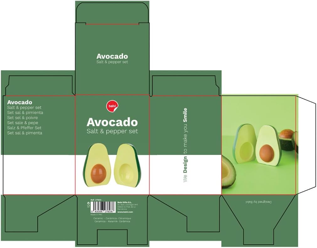Avocado Salt & Pepper Set
