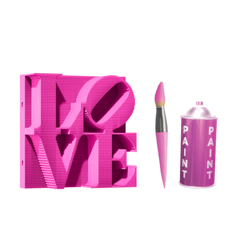 3D Love Cardboard Sculpture Puzzle