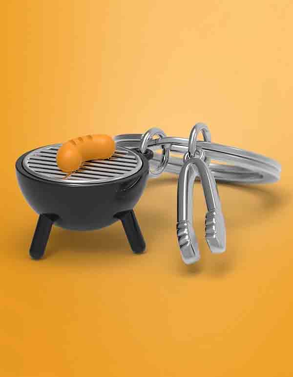 Stainless Steel Keyring - Braai/ BBQ