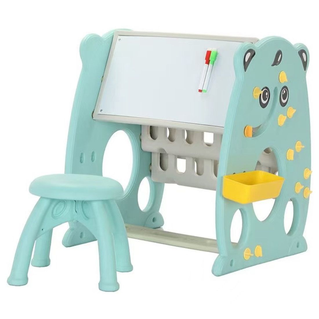 Kids’ 3-in-1 Study Desk, Book Shelf & Drawing Board