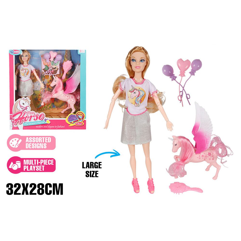 Toylife Dream Girl Doll with Horse