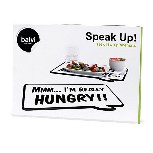 Speak Up Placemats (Set of 2)