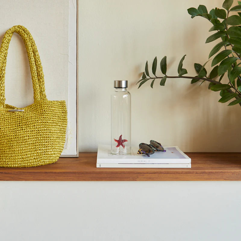 Borasilicate Starfish Glass Water Bottle (500ml)