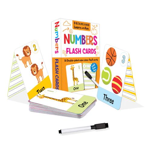 Numbers Flash Cards Wipe-Clean Learning Set