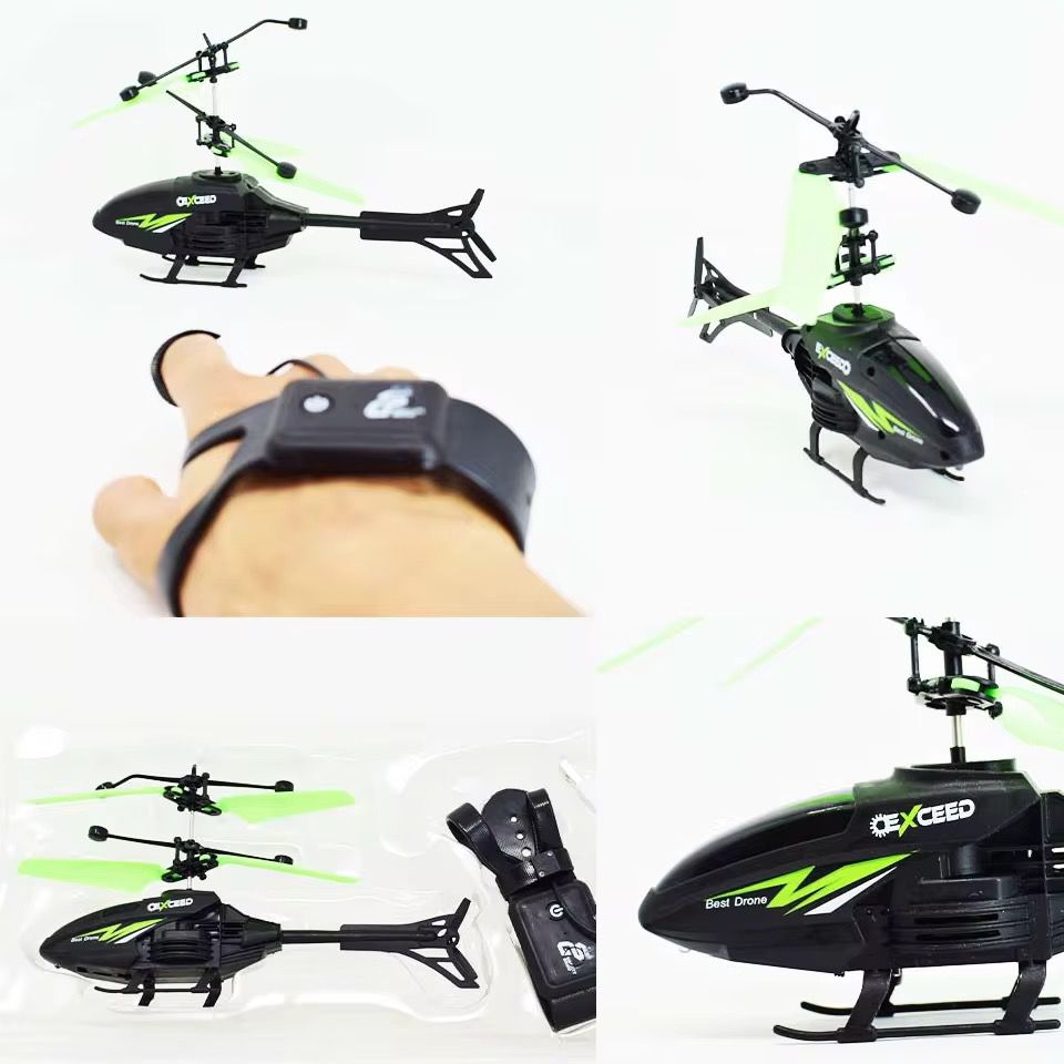 Remote Controlled (RC) Helicopter with Hand-Gesture Sensor