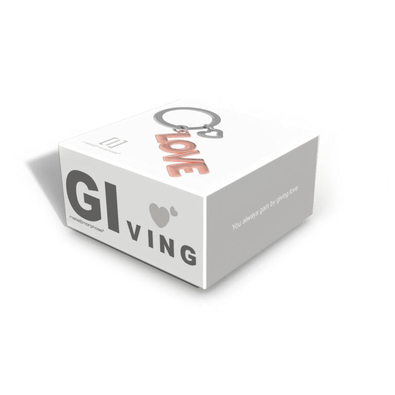 Stainless Steel Keyring - Love Balloon