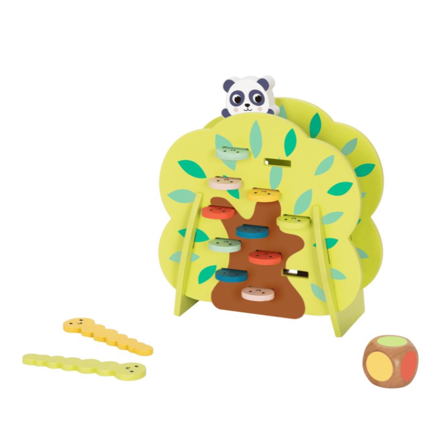 Hi-Panda Wooden Peg Bug Catching Game