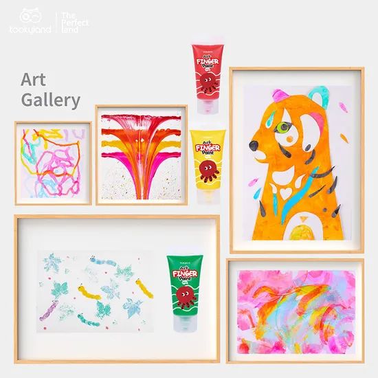 Art Finger Paint (6 Washable Colours)