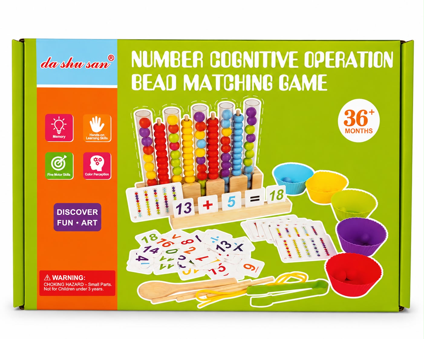 Number Cognitive Operation Bead Matching Game