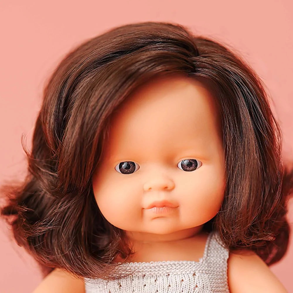 Caucasian Brunette Girl Doll (38cm)