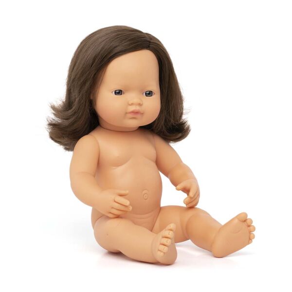 Caucasian Brunette Girl Doll (38cm)