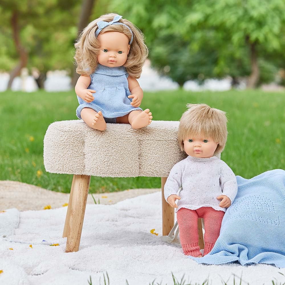 Caucasian Dark Blonde Boy Doll (38cm)