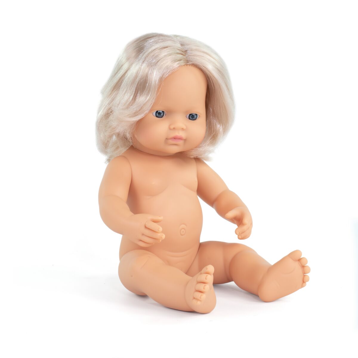Caucasian Light Blonde Girl Doll (38cm)